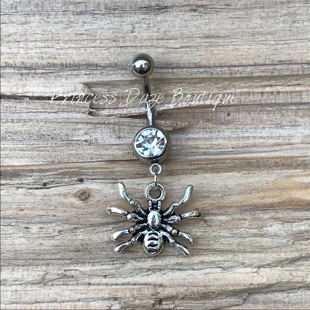 Spider Belly Button Ring